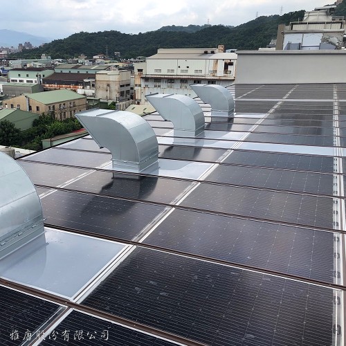 廠房頂樓採光太陽能棚架